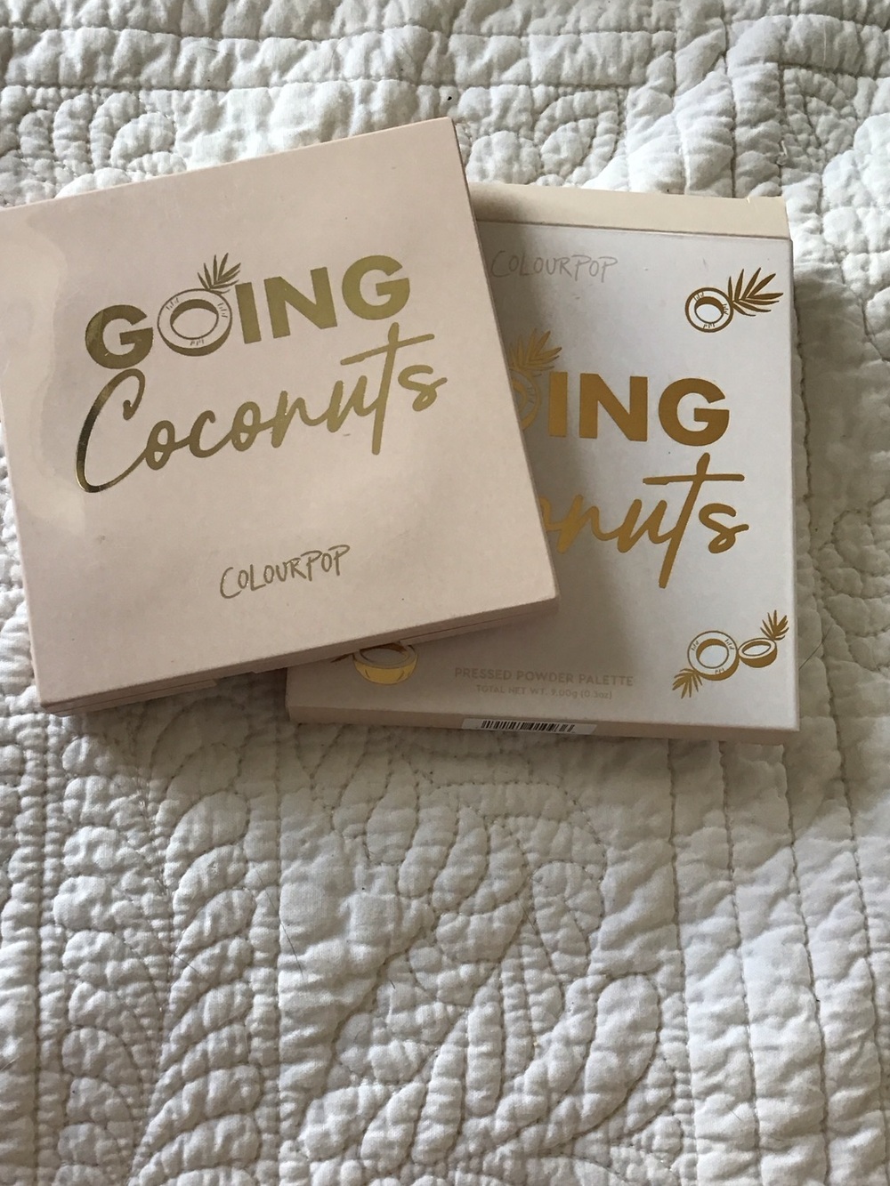New ColourPop Going Coconuts Eye Palette - Nude Shades Wedding or Elegant makeup